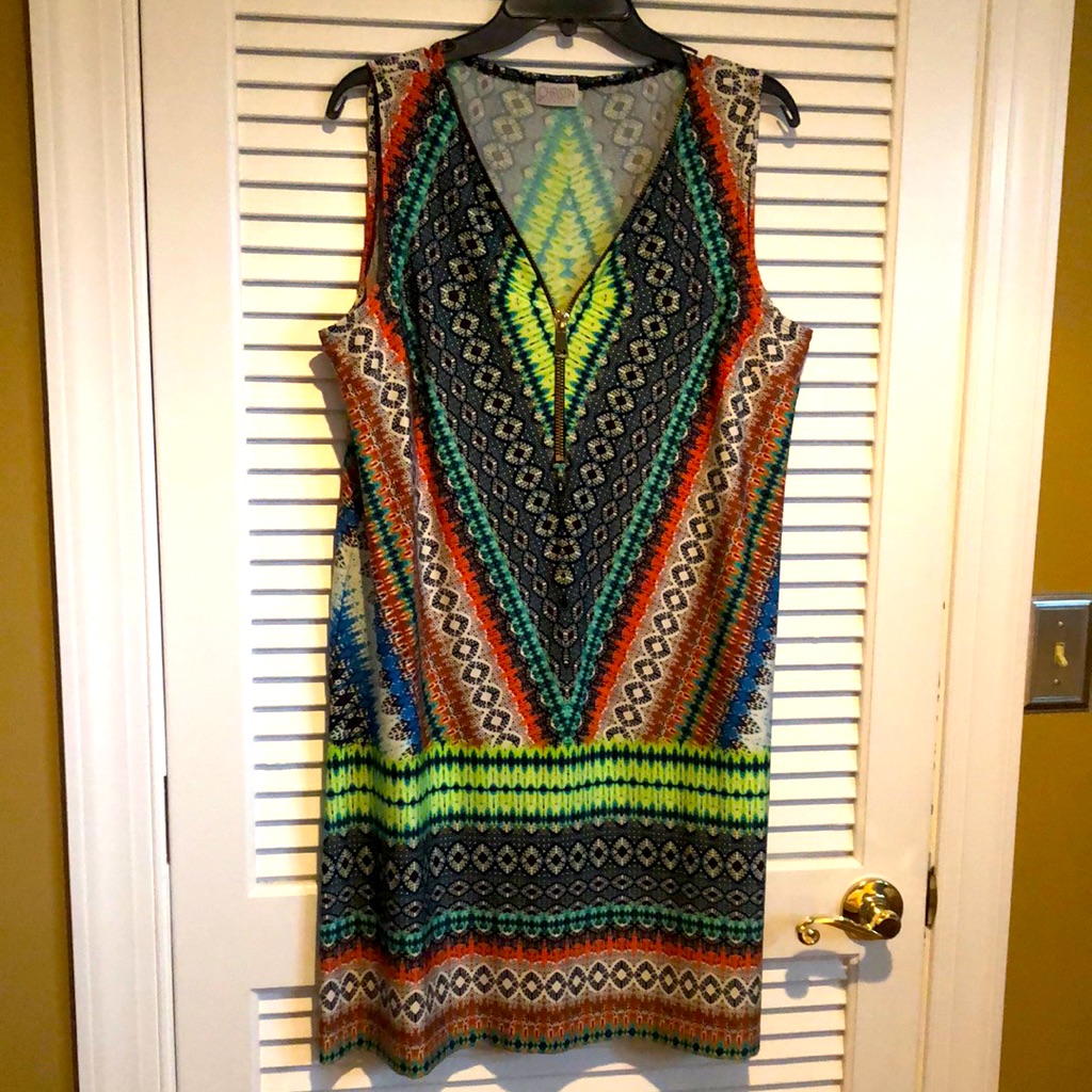 Christin Michaels Sleeveless Dress